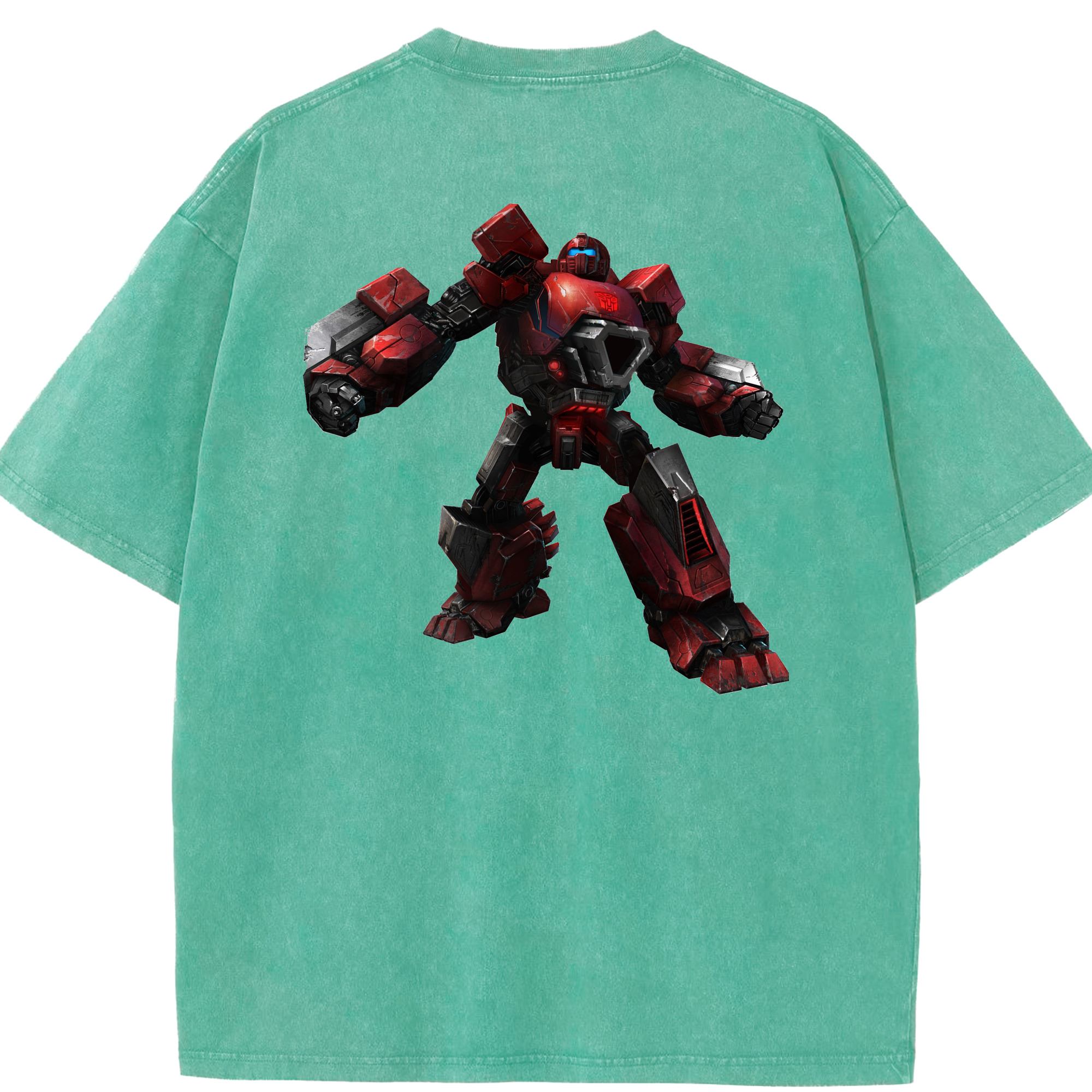（画像用）  綿100% ヴィンテージ風 半袖Tシャツ（背面プリント）